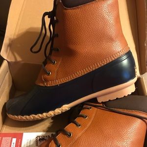 Men’s 13 Weatherproof Duck boots shoes New